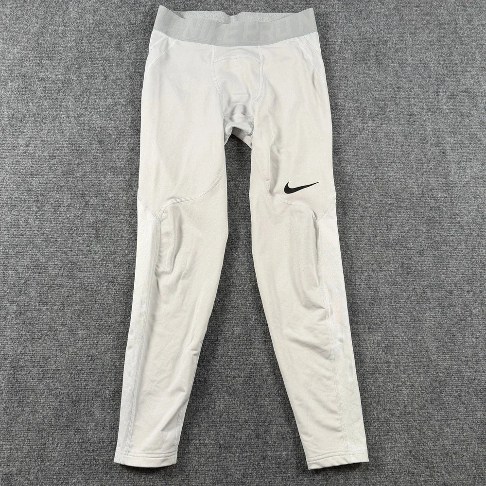 Nike Pro Compression Tights Mens L Gray 838016-100 Athletic Leggings Base Layer
